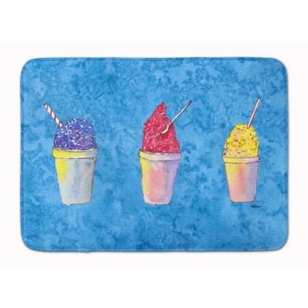 Carolines Treasures Snowballs and Snowcones Machine Washable Memory Foam Mat 8780RUG